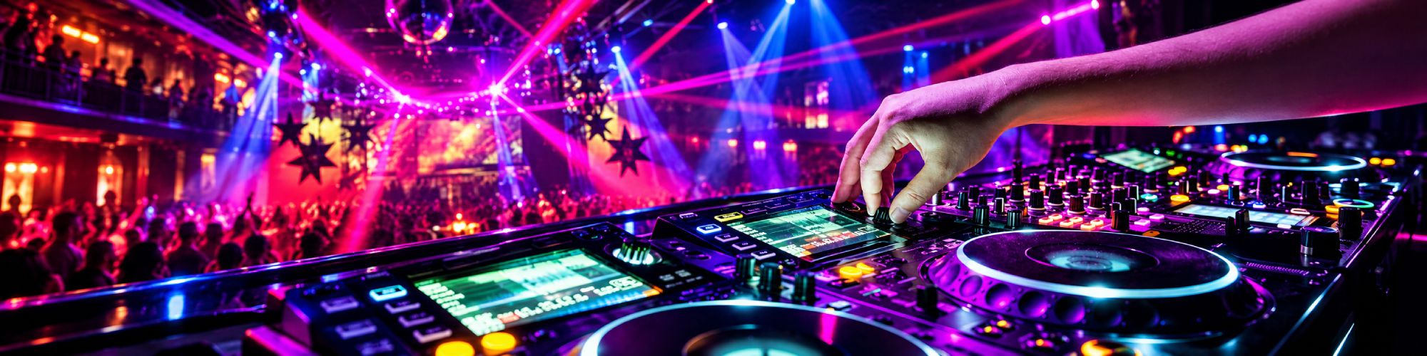 DJ podczas imprezy na statku