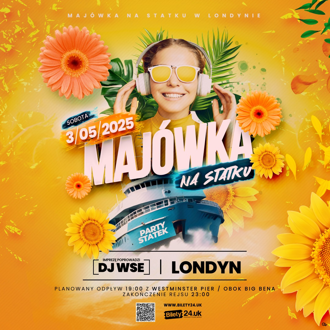 Grafika Majówka na statku w Londynie